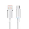 Кабель USB - Type-C Usams US-SJ658, 1.2м, 6.0A, цвет: белый