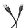 Кабель USB - микро USB Borofone BX51 Triumph, 1.0м, 2.4A, цвет: черный