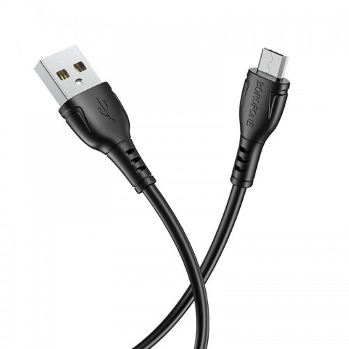 Кабель USB - микро USB Borofone BX51 Triumph, 1.0м, 2.4A, цвет: черный