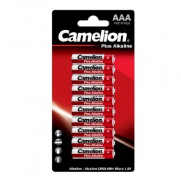 Батарейка AAA Camelion R03-10BL Plus Alkaline, 1.5В

