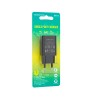 Блок питания сетевой 1 USB Borofone BA68A, Glacier, 2100mA, кабель Type-C, цвет: чёрный