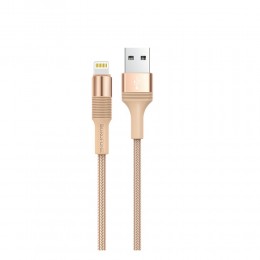 Кабель USB - 8 pin Borofone BX21 Outstanding, 1.0м, 2.4A, цвет: золотой