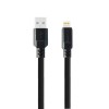 Кабель USB 8 pin Borofone BX81 Goodway, 1.0м, 2.4A, чёрный
