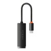 Переходник USB(m) - RJ45(f) Baseus WKQX000201, 100 Мбит/с, чёрный