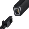 Переходник USB(m) - RJ45(f) Baseus WKQX000201, 100 Мбит/с, чёрный
