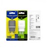 Блок питания Borofone BA25A 2 USB, 2400mA, чёрный

