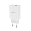 Блок питания Borofone BA56A 1 USB, Type-C, 20Вт, QC3.0, белый
