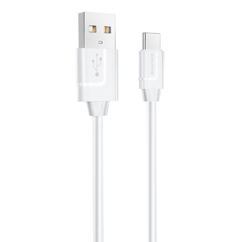 Кабель USB Type-C Borofone BX55 HARMONY 1.0м, 2.4A, белый
