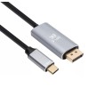 Кабель Type-C(m) - DisplayPort(m) VCOM CU480MC, 1.8м, 8K, 60Гц, цвет: чёрный