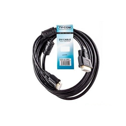 Кабель DVI-D(m) - DVI-D(m) TV-COM DCG150V, 3.0м, 60Гц, цвет: чёрный