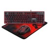 Клавиатура и мышь Defender Redragon S107, черный, мультимедийный набор
