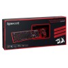 Клавиатура и мышь Defender Redragon S107, черный, мультимедийный набор
