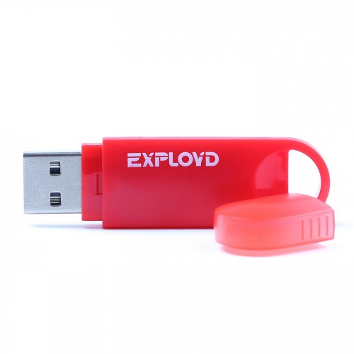 Флеш-накопитель 8Gb Exployd 570, USB 2.0, пластик, красный