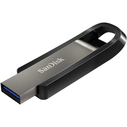 Флеш-накопитель 64Gb SanDisk Extreme GO, USB 3.2 gen, пластик, чёрный