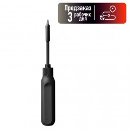 Отвёртка XIAOMI, Mi Ratchet Screwdriver BHR4779GL, 16 типов резьбы, цвет: чёрный, набор из 8 штук