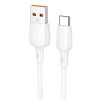 Кабель USB - Type-C Borofone BX93 Super power, 1.0м, 3,0А, PD 27Вт, цвет: белый