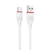 Кабель USB Type-C Borofone BX17 Enjoy, 1.0м, 3.0A, белый

