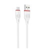 Кабель USB - микро USB Borofone BX17 Enjoy, 1м, 2.4A, белый