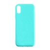 Чехол силиконовый для iPhone 12 Mini, бирюзовый, без логотипа

