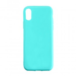 Чехол силиконовый без бренда для APPLE iPhone 12 Mini, Silicon Case Full, цвет: бирюзовый, без логотипа
