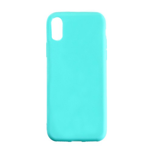 Чехол силиконовый для iPhone 12 Mini, бирюзовый, без логотипа
