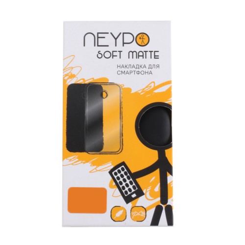 Чехол силиконовый NEYPO для XIAOMI Mi Note 10, чёрный
