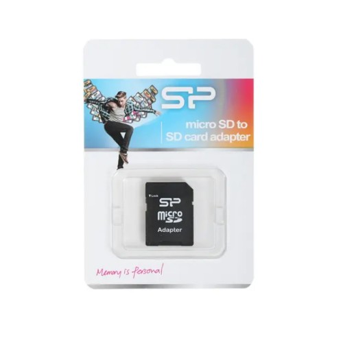 Адаптер SD - micro SD SmartBuy Silicon Power, цвет: чёрный