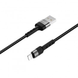 Кабель USB - 8 pin Borofone BX34 Advantage, 1.0м, 2.4A, цвет: чёрный
