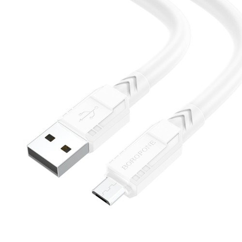 Кабель USB - микро USB Borofone BX81 Goodway, 1м, 2.4A, белый
