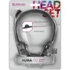 Наушники полноразмерные Defender HN-102, черные, Jack 3.5мм
