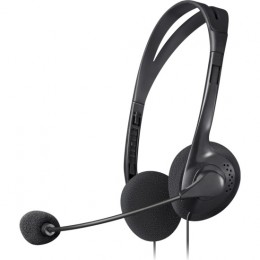 Наушники полноразмерные Defender HN-102, Aura, Jack 3.5мм, 1.8 м, цвет: чёрный
