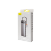 USB-концентратор Baseus Metal Gleam, 5 гнезд, серый Type-C
