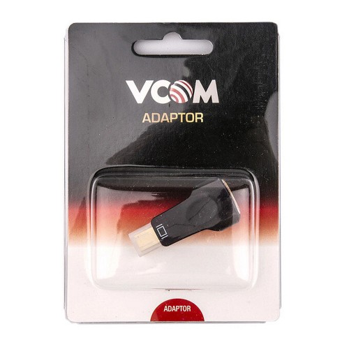 Переходник mini DisplayPort(m) - VGA(f) VCOM CA335, 4k, 60Гц, цвет: чёрный