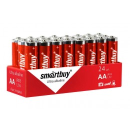 Батарейка AA SmartBuy LR06-24P, 1.5В, (4/24/480)