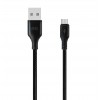 Кабель USB - микро USB FaisON K-120 Self, 1.0м, 2.1A, цвет: чёрный