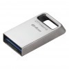 Флеш-накопитель 64Gb Kingston DataTraveler Micro G2, USB 3.2 gen, пластик, 200 МБ/с, серебряный