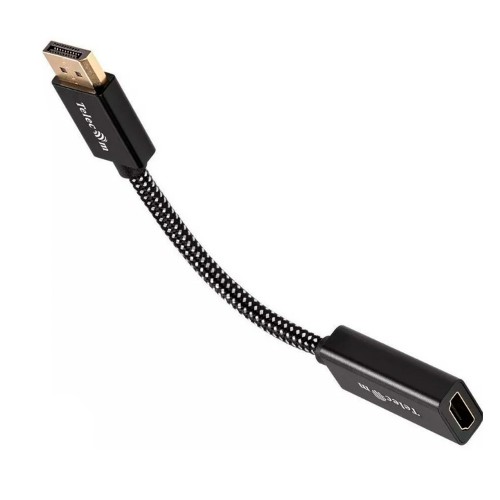 Переходник DisplayPort(m) - HDMI(f) TELECOM TA660, 0,15м, 8K, 30Гц, цвет: чёрный