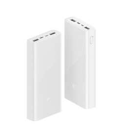 Аккумулятор внешний XIAOMI PLM18ZM, 20000mAh, цвет: белый