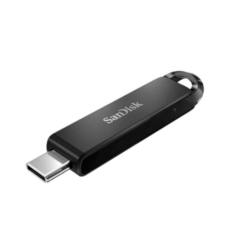 Флеш-накопитель 64Gb SanDisk Ultra, USB 3.1, Type-C, пластик, чёрный