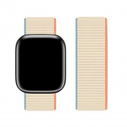 Ремешок для умных часов APPLE Watch 42/44/45/49mm HOCO, WA02 Original, нейлон, цвет: белый