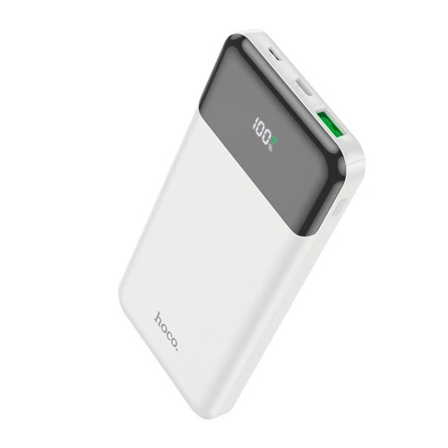 Аккумулятор внешний HOCO J102, Cool, 10000mAh, QC3.0, PD3.0, цвет: белый