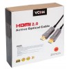 Кабель HDMI(m) - HDMI(m) VCOM D3742A, 30.0м, 4k, 30Гц, цвет: чёрный