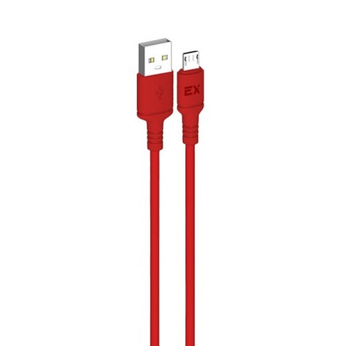 Кабель USB - микро USB Exployd EX-K-1495, 1.0м, 2.4A, цвет: красный