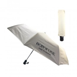 Зонт Borofone, BN202, 21 дюйм, пластик, аллюминий, автоматический, цвет: белый
