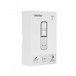 Флеш-накопитель 1Tb SmartBuy M5, USB 3.2 gen, Type-C, металл, серебряный