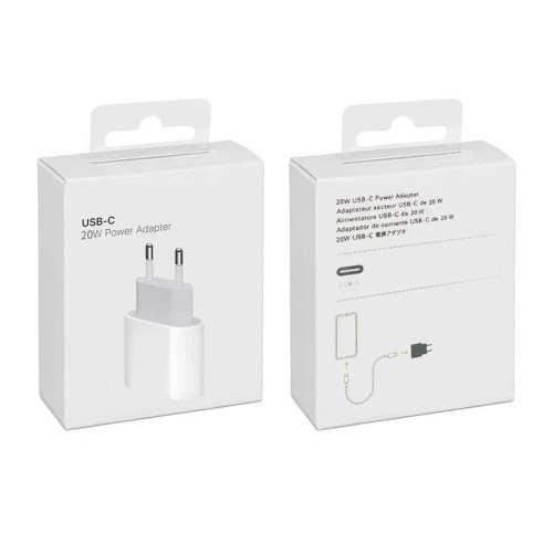 Блок питания сетевой Type-C APPLE , USB-C Power Adapter, 2.25A, 20Вт, цвет: белый, (арт.MHJE3ZM/A)