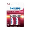 Батарейка C Philips LR14-2BL Power, 1.5B, (2/24/48/5760), (арт.Б0062687)