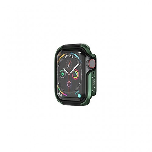 Чехол силиконовый K-Doo для APPLE Watch Series 7 41mm, силикон, метал, цвет: зелёный