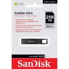 Флеш-накопитель 256Gb SanDisk Ultra CZ460, USB 3.1, металл, Type-C, чёрный