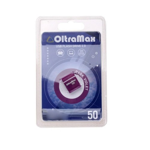 Флеш-накопитель 64Gb OltraMax Drive 50 Mini, USB 2.0, пластик, фиолетовый